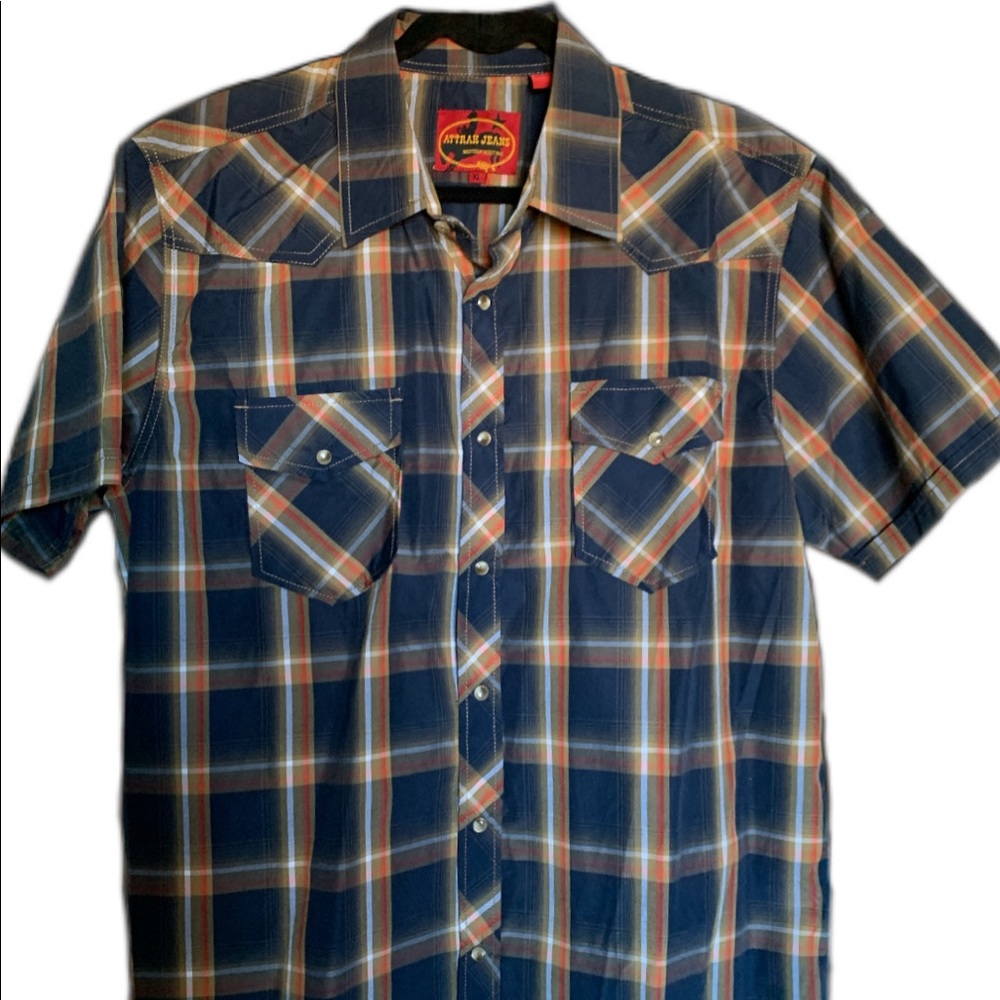 NEW!! Attrak Jeans Button Up
